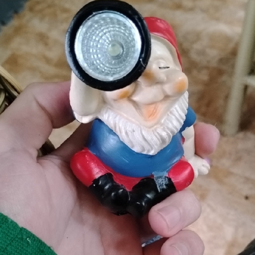 Garden Gnome Solar Power light